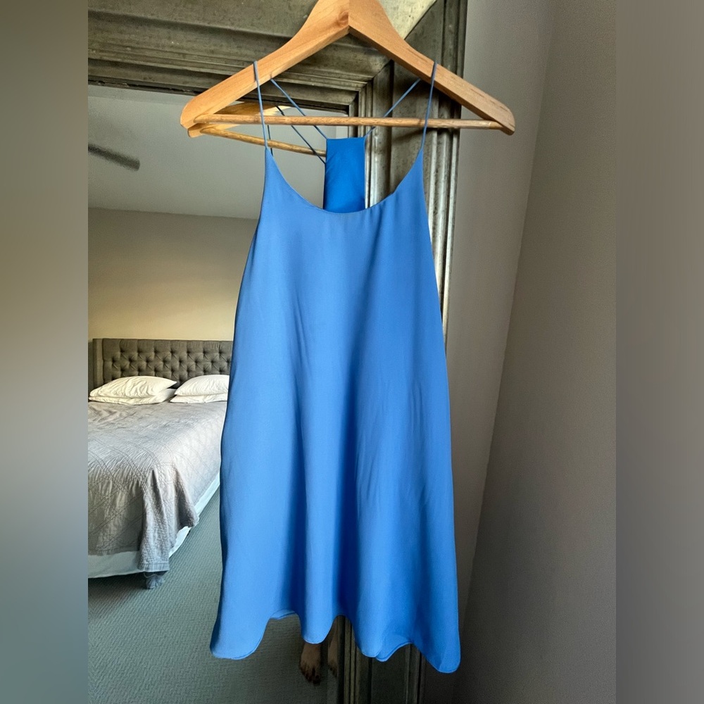 Summer blue dress